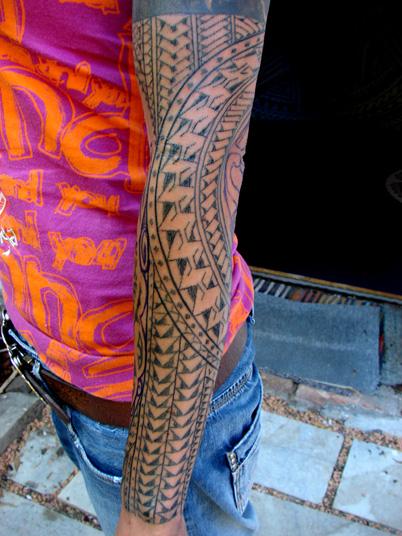 Tattoos - Black Work Arm Tattoo - 60476